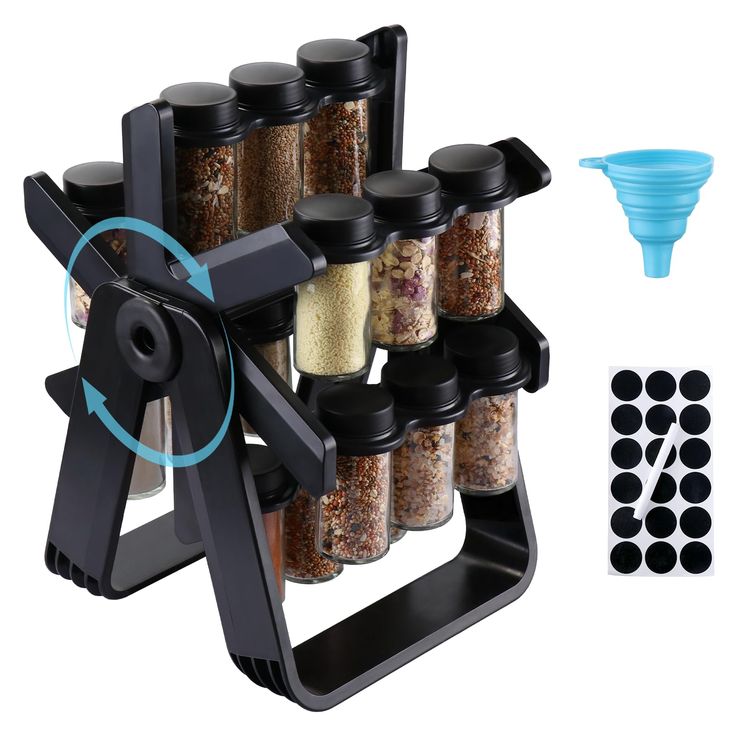 Rotating Spice Rack Organizer