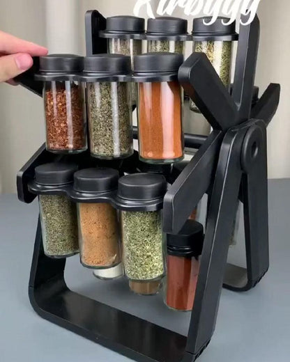 Rotating Spice Rack Organizer
